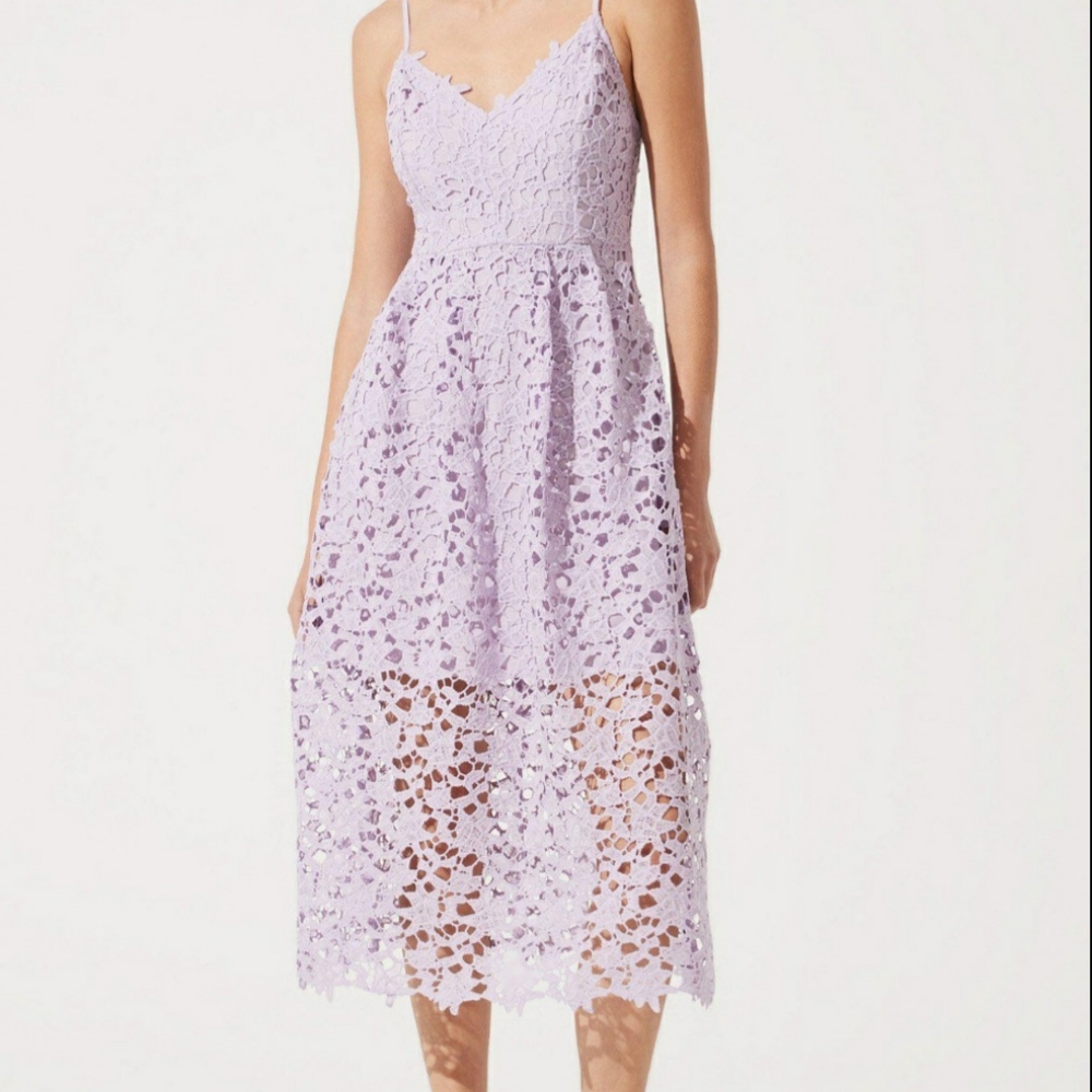 ASTR The Label Lace Midi Dress Size Medium